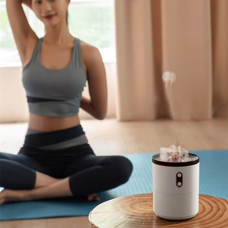 Volcanic Flame Aroma Diffuser – USB Geurverspreider & Nachtlamp