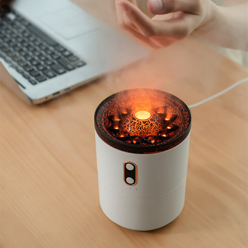 Volcanic Flame Aroma Diffuser – USB Geurverspreider & Nachtlamp