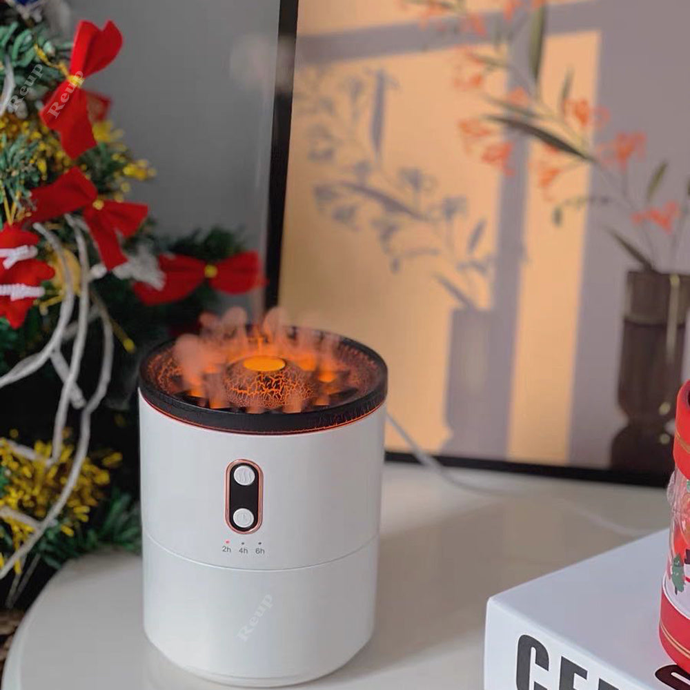 Volcanic Flame Aroma Diffuser – USB Geurverspreider & Nachtlamp