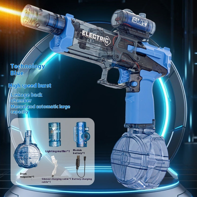 Fire Rat – Elektrisch Waterpistool met LED-Effecten & Automatische Waterstraal