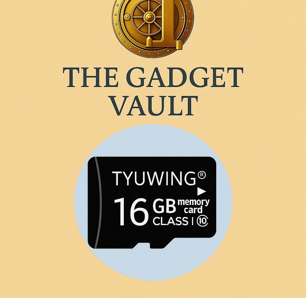 TYUWING® 16 GB MicroSD-geheugenkaart – Class 10 UHS-I – Compact en krachtig voor opslag van video, foto’s en bestanden. Ideaal voor beveiligingscamera’s, smartphones en tablets.