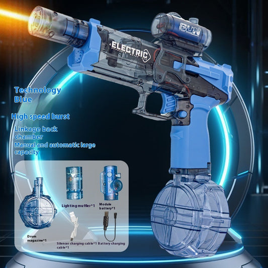 Fire Rat – Elektrisch Waterpistool met LED-Effecten & Automatische Waterstraal